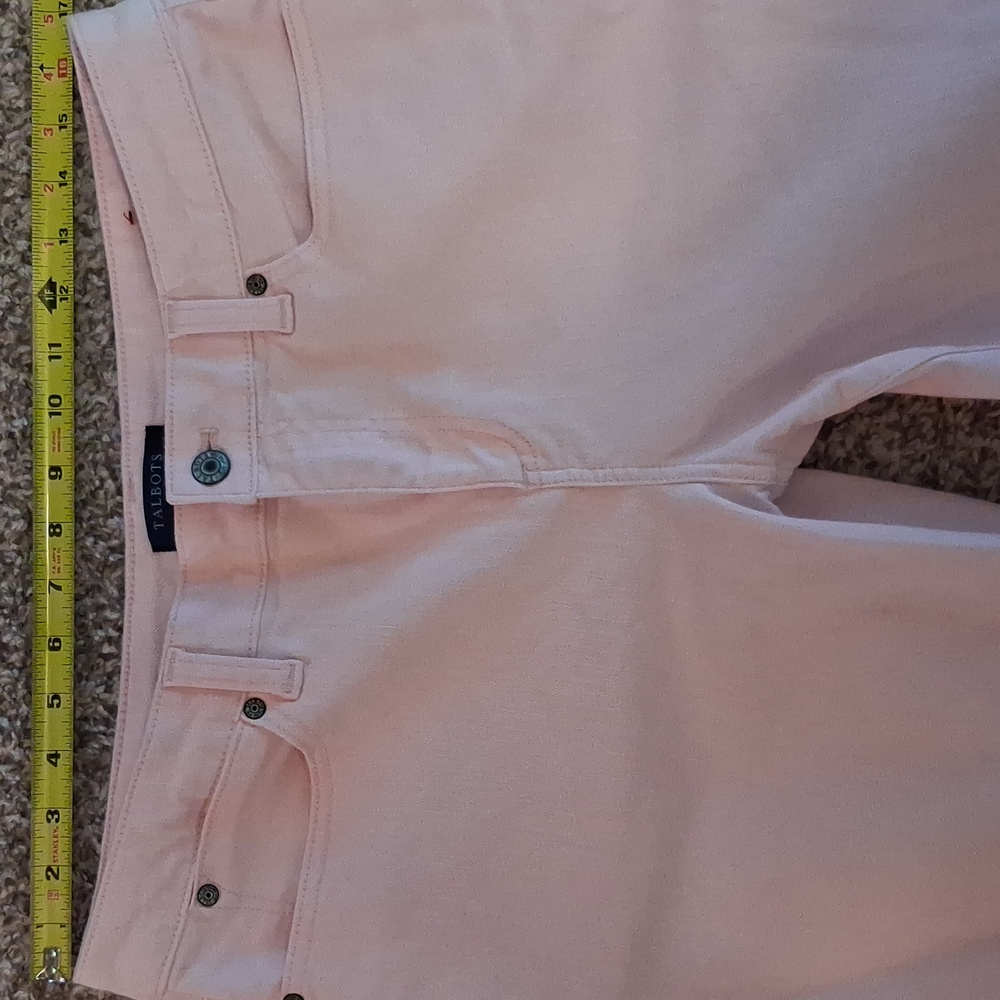 Talbots Boyfriend Jeans in Blush Pink - Picture 2 of 13